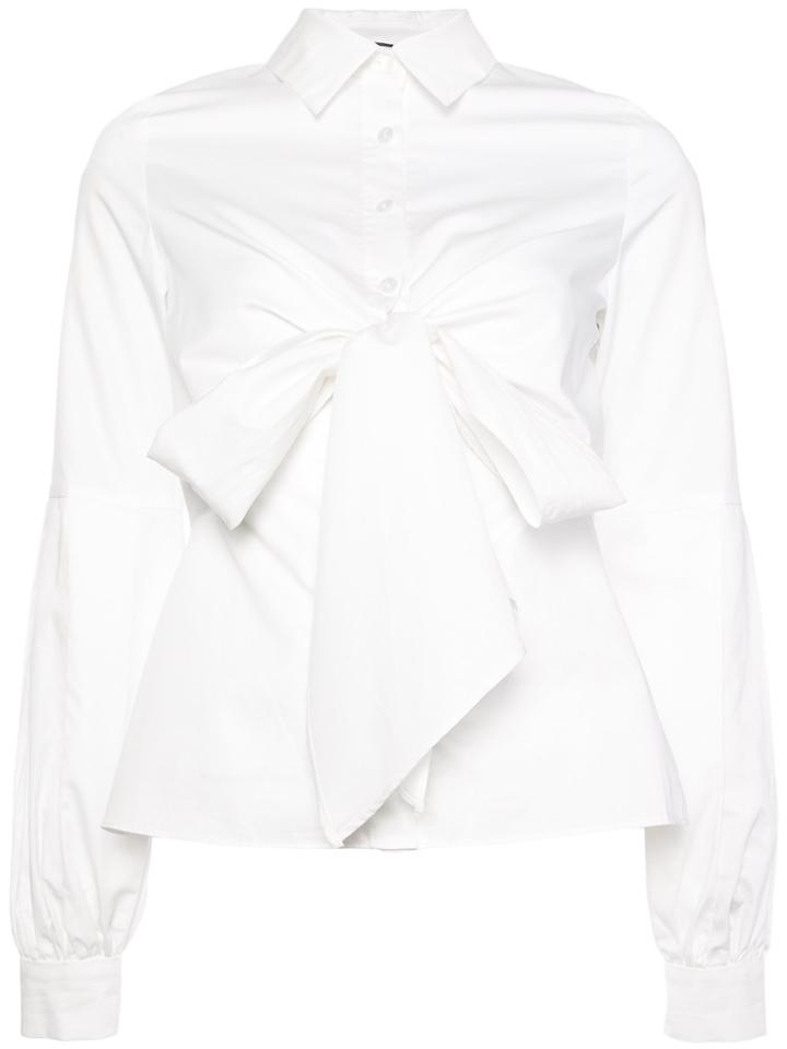 Alexis Tie Front Shirt - White
