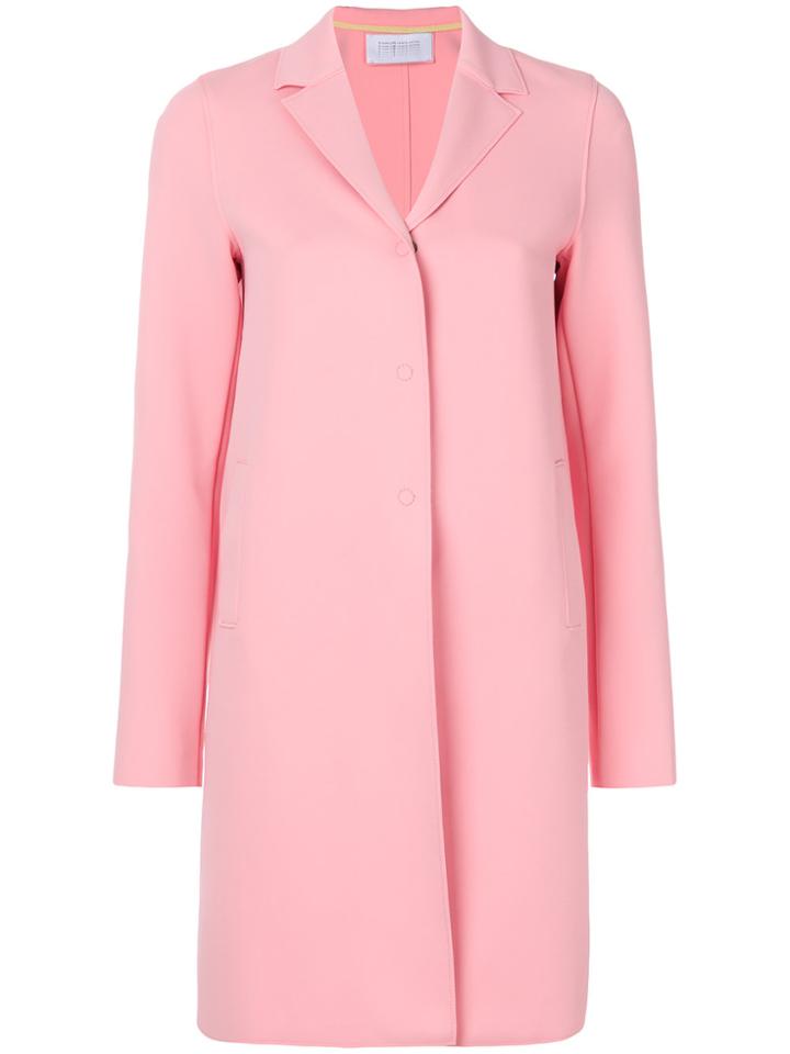 Harris Wharf London Straight-fit Coat - Pink & Purple