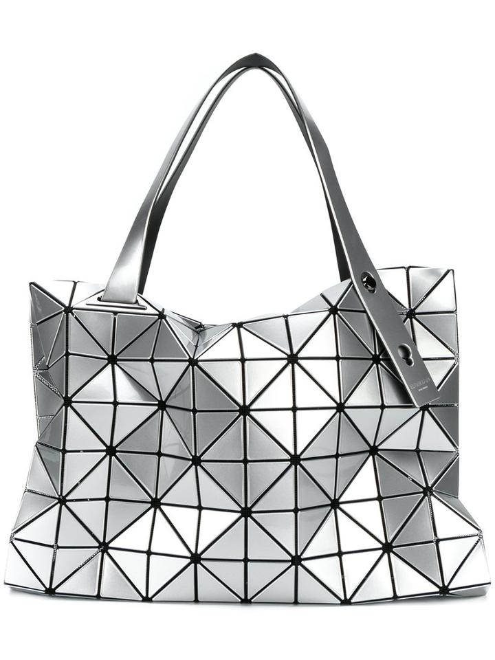 Bao Bao Issey Miyake - Geometric Style Tote Bag - Women - Pvc - One Size, Grey, Pvc