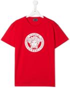 Young Versace Teen Medusa Logo T-shirt - Red