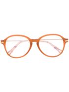 Chloé Eyewear Round Framed Glasses - Brown