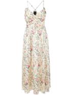 Jill Jill Stuart Floral Print Halterneck Dress - Yellow