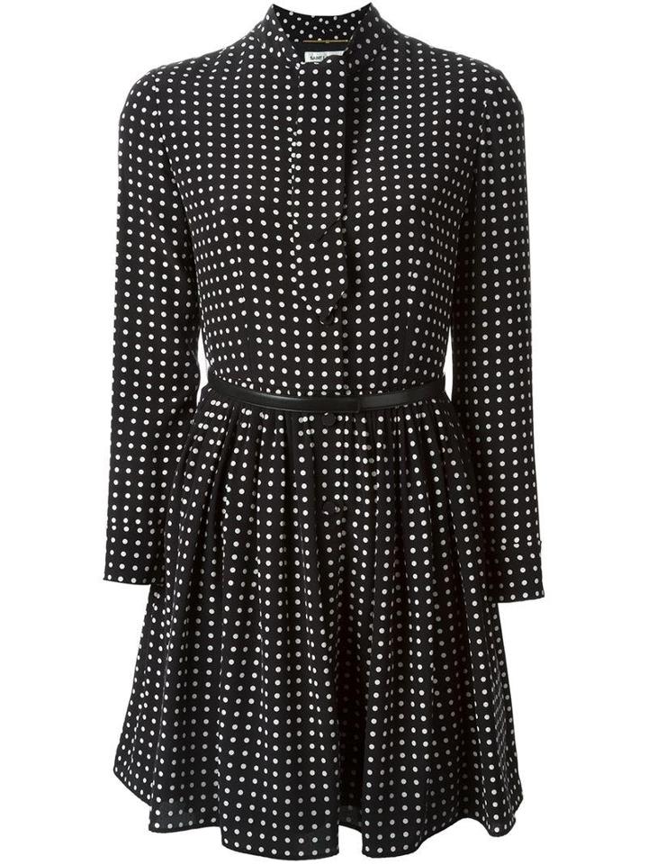 Saint Laurent Polka Dot Dress