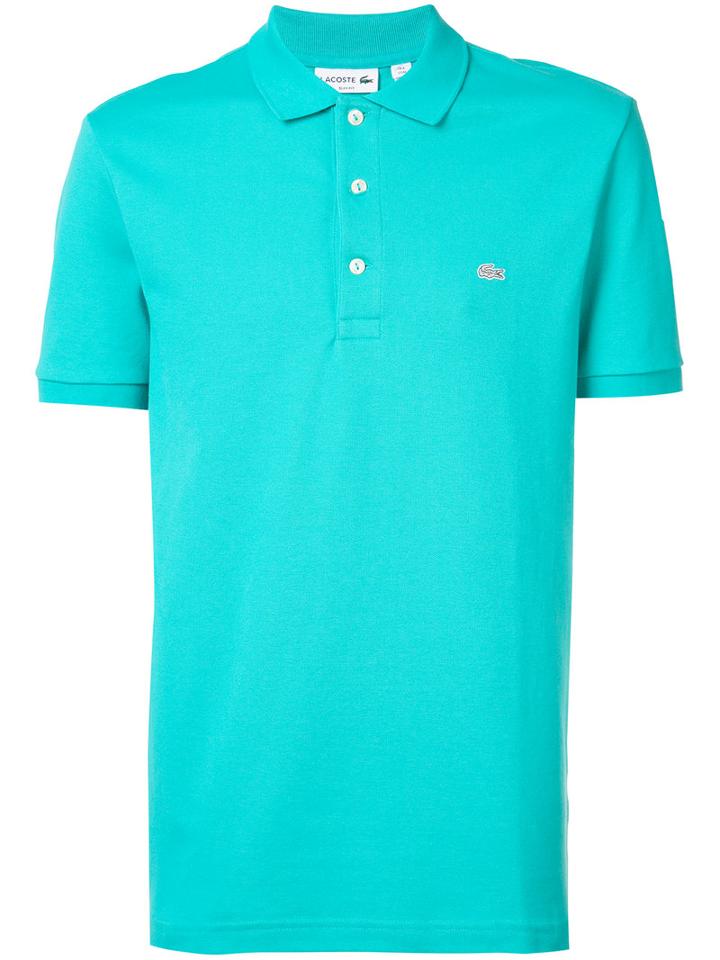 Lacoste Embroidered Polo Shirt, Men's, Size: Small, Green, Cotton