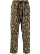 Pierre-louis Mascia Relaxed Printed Trousers - Green