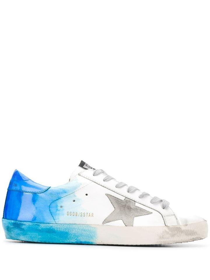 Golden Goose Superstar Sprayed Edit Sneakers - White