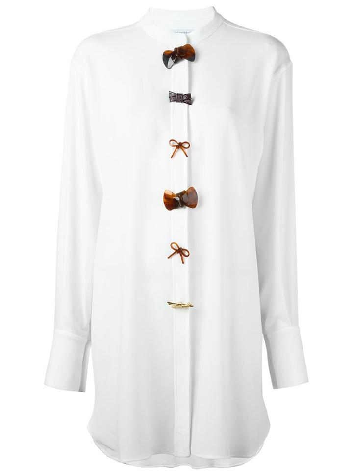 J.w.anderson Bow Button Shirt Dress