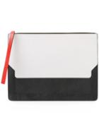 Marni Colour Block Clutch, Women's, Grey, Leather