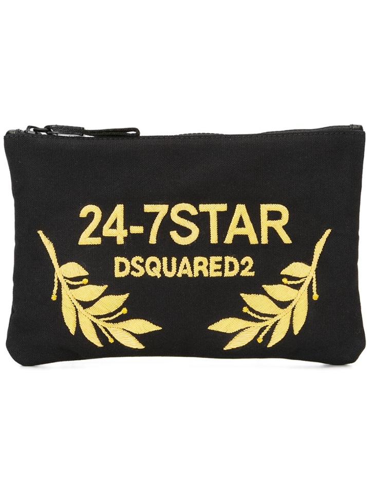 Dsquared2 24-7 Star Clutch Bag - Black