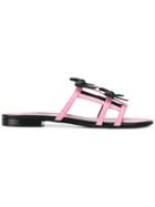 Fabrizio Viti Bow Detail Sandals - Pink & Purple