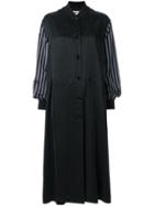 Mm6 Maison Margiela Bell Sleeve Bomber Dress - Black