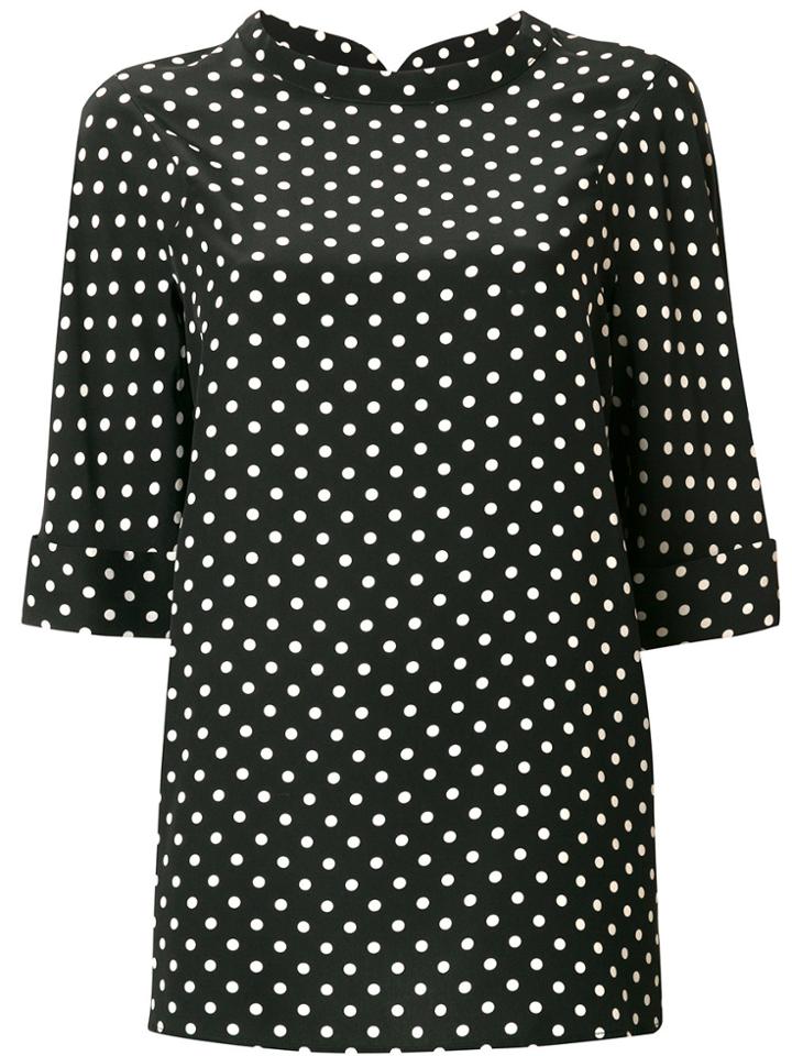 Aspesi Polka Dot Blouse - Black