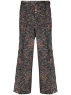 Needles Floral Pattern Trousers - Grey