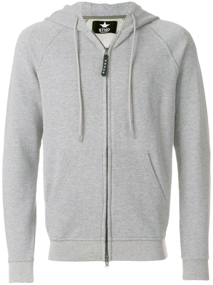 Macchia J Zipped Hoodie - Grey