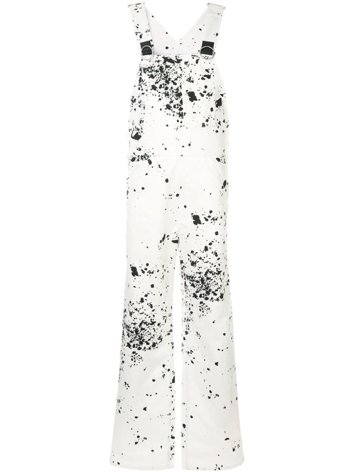 Oamc Paint Splat Overalls - White