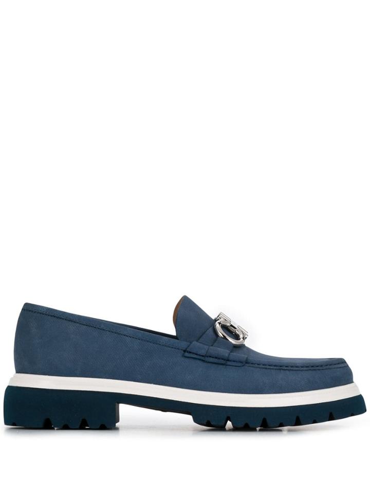 Salvatore Ferragamo Bleecker Loafers - Blue
