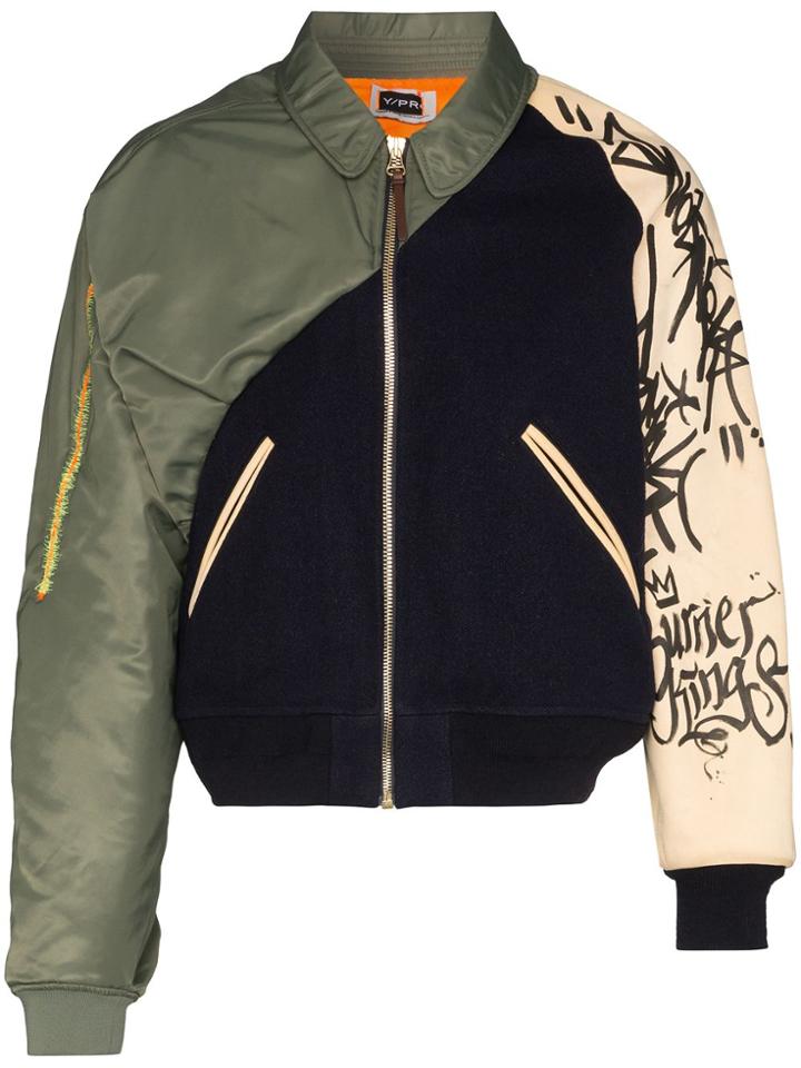 Duran Lantink Split Bomber Jacket - Neutrals