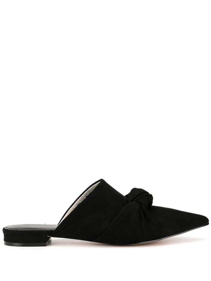 Mara & Mine Isabelle Pointed Mules - Black