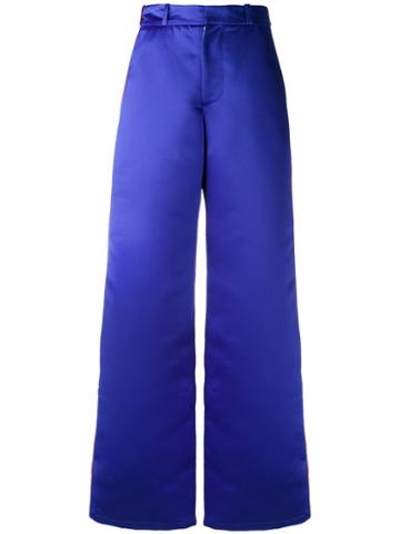 Sadie Williams - Wide-legged Trousers - Women - Polyester - S, Blue, Polyester