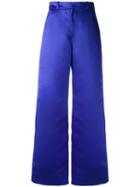 Sadie Williams - Wide-legged Trousers - Women - Polyester - S, Blue, Polyester