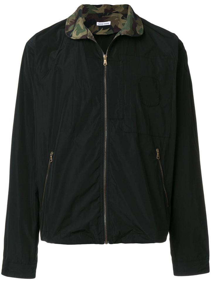 Tomas Maier Cropped Lightweight Jacket - Black
