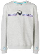 Frankie Morello Logo Print Sweatshirt - Grey