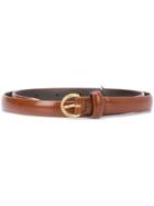 Philosophy Di Lorenzo Serafini Classic Buckled Belt - Brown