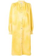 Ganni Minion Shirt Midi Dress - Yellow