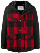 Woolrich Checked Jacket - Black