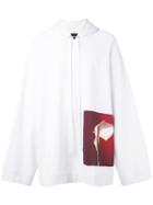 Raf Simons - Orchid Print Hoodie - Men - Cotton - L, White, Cotton