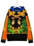 Young Versace Jungle Print Sweatshirt - Black