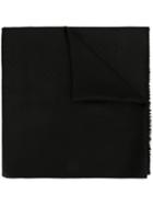 Salvatore Ferragamo - Gancio Print Scarf - Women - Silk/wool - One Size, Black, Silk/wool
