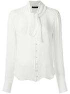 Talie Nk Silk Shirt, Women's, Size: 36, White, Silk