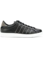 Dsquared2 Studded Tennis Club Sneakers - Black