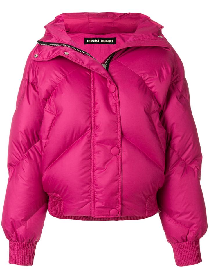 Ienki Ienki Zipped Padded Jacket - Pink & Purple
