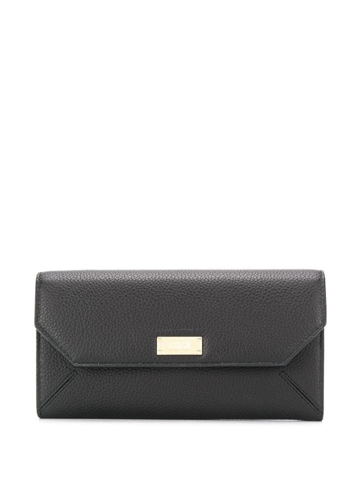 Bally Logo Plaque Wallet - Black