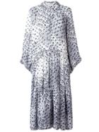 See By Chloé Floral Print Maxi Dress, Women's, Size: 38, White, Polyester/viscose/cotton