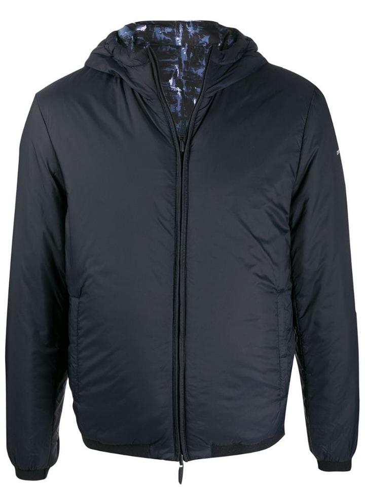 Emporio Armani Hooded Padded Jacket - Blue