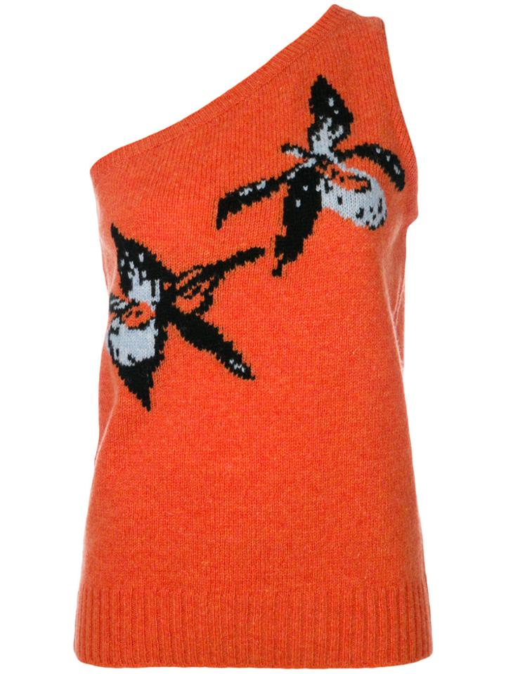 Prada Knitted Orchid Top - Yellow & Orange