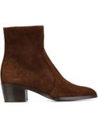 Jean-michel Cazabat Zoe Ankle Boots, Women's, Size: 35, Brown, Suede/leather