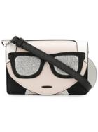 Karl Lagerfeld Ikonik Mini Crossbody Bag - Black