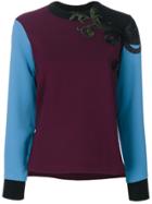 Versace Baroque Embroidered Sweatshirt - Multicolour