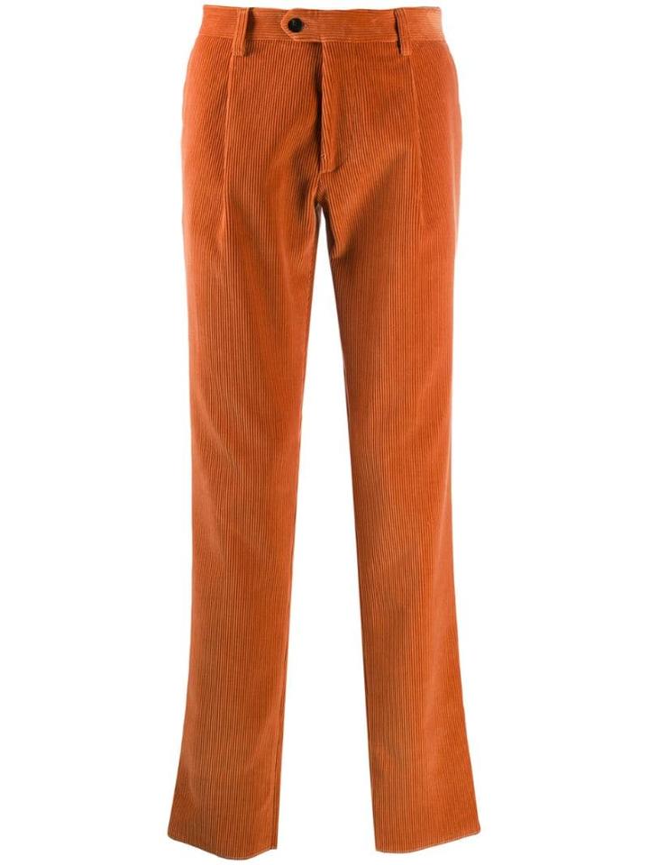 Etro Casual Corduroy Trousers - Orange