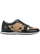 Tory Burch Embroidered Brielle Sneakers - Black