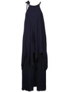 Kitx Layered Angle Dress, Women's, Size: 12, Blue, Viscose