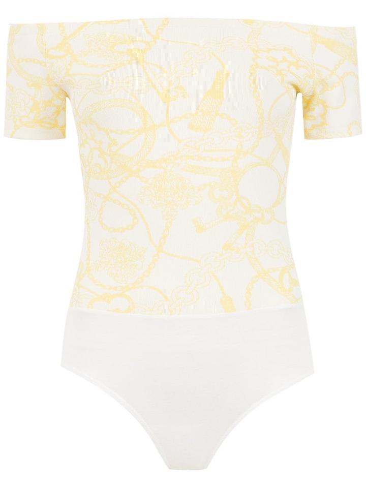 Tufi Duek Off The Shoulder Top - Yellow