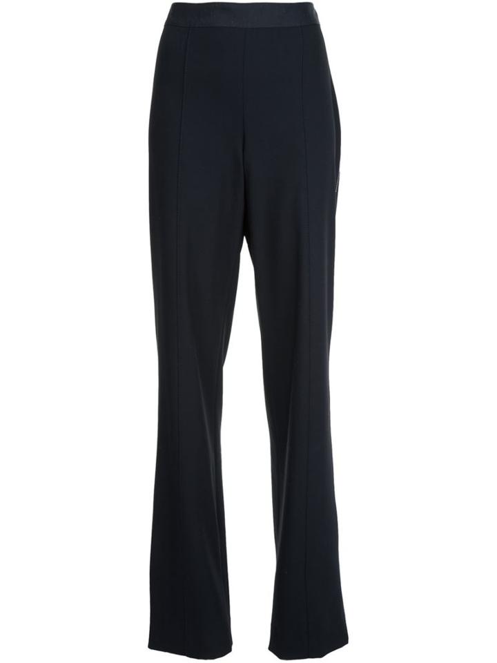 Narciso Rodriguez Wide Leg Trousers, Women's, Size: 42, Black, Virgin Wool