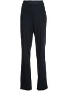 Narciso Rodriguez Wide Leg Trousers, Women's, Size: 42, Black, Virgin Wool
