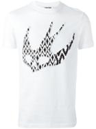 Mcq Alexander Mcqueen Skull Swallow T-shirt, Men's, Size: Xl, White, Cotton