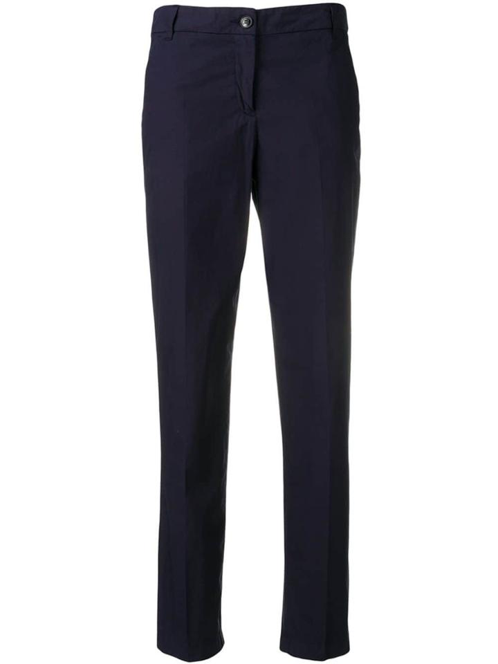 Emporio Armani Tapered Tailored Chinos - Blue